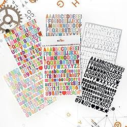 4680 Letter Stickers 30 Sheets Alphabet Stickers