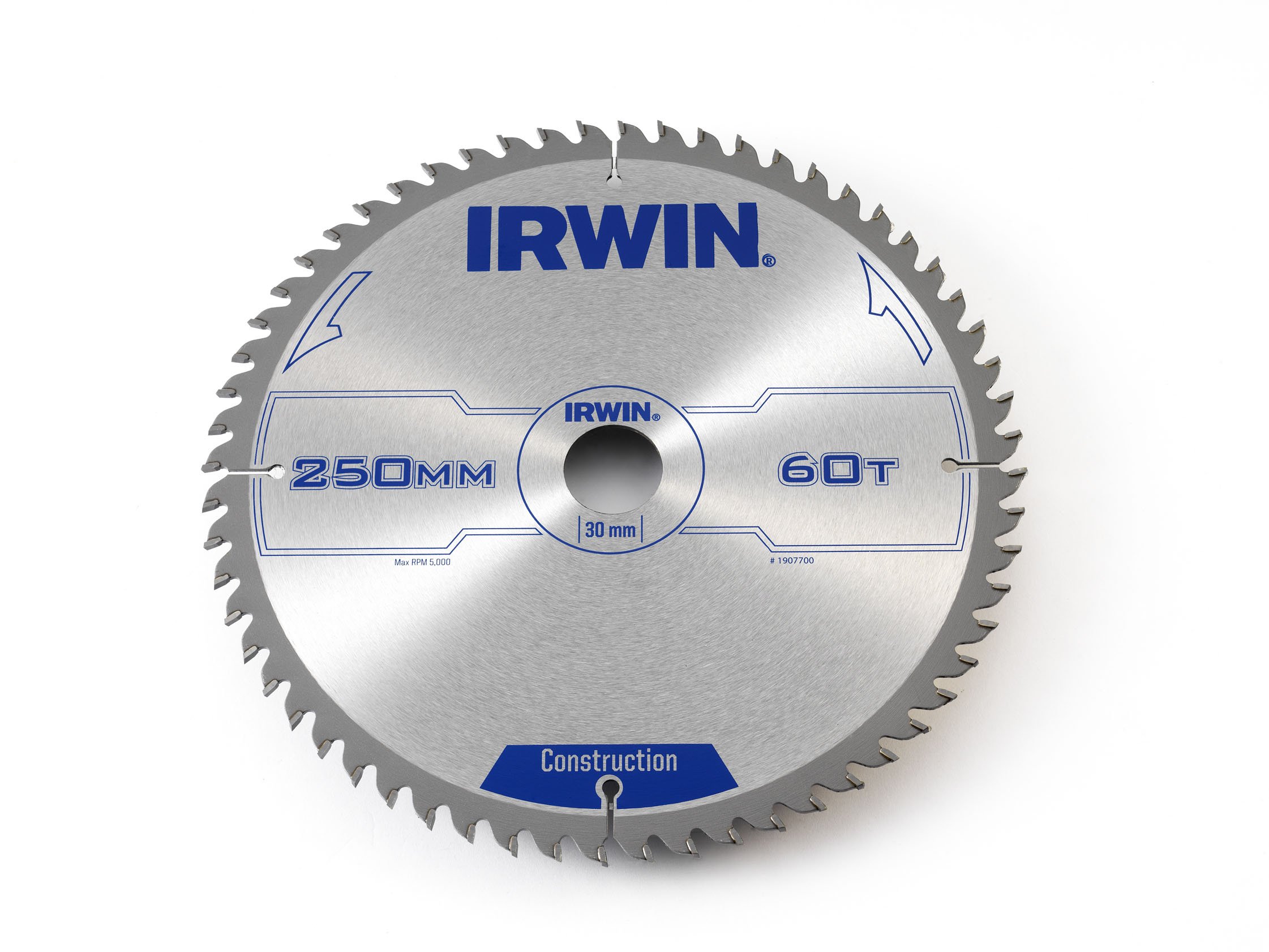 IRWIN IRW1907700 250 x 30mm 60-Teeth Professional Circular Saw Blade - Wood