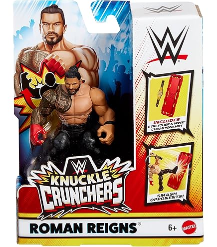 Amazon.com: WWE John Cena (Blue) Knuckle Crunchers 6 Toy Wrestling