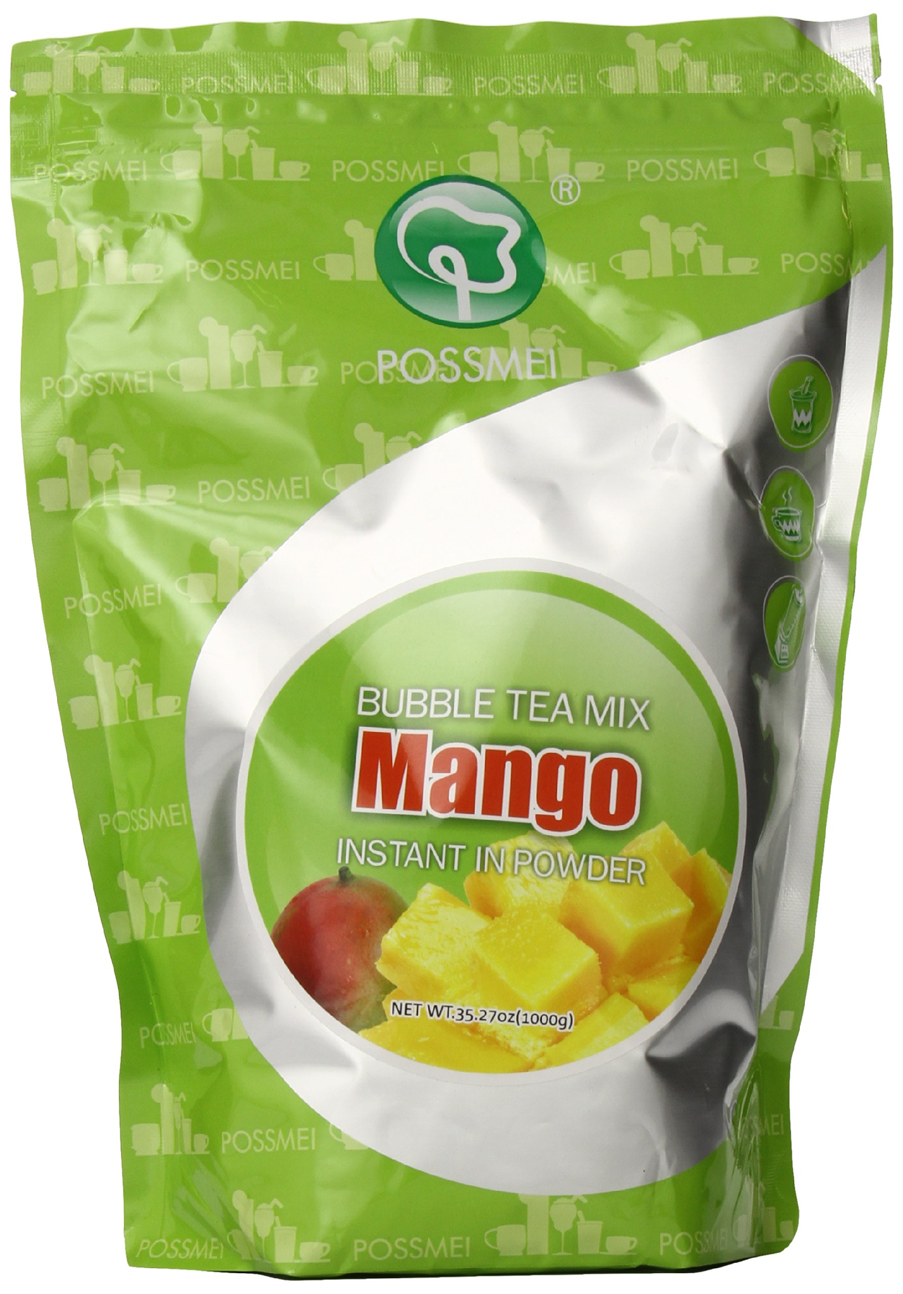 Possmei Bubble Tea Mix Instant Powder, Mango, 35.27 Ounce Buy Online