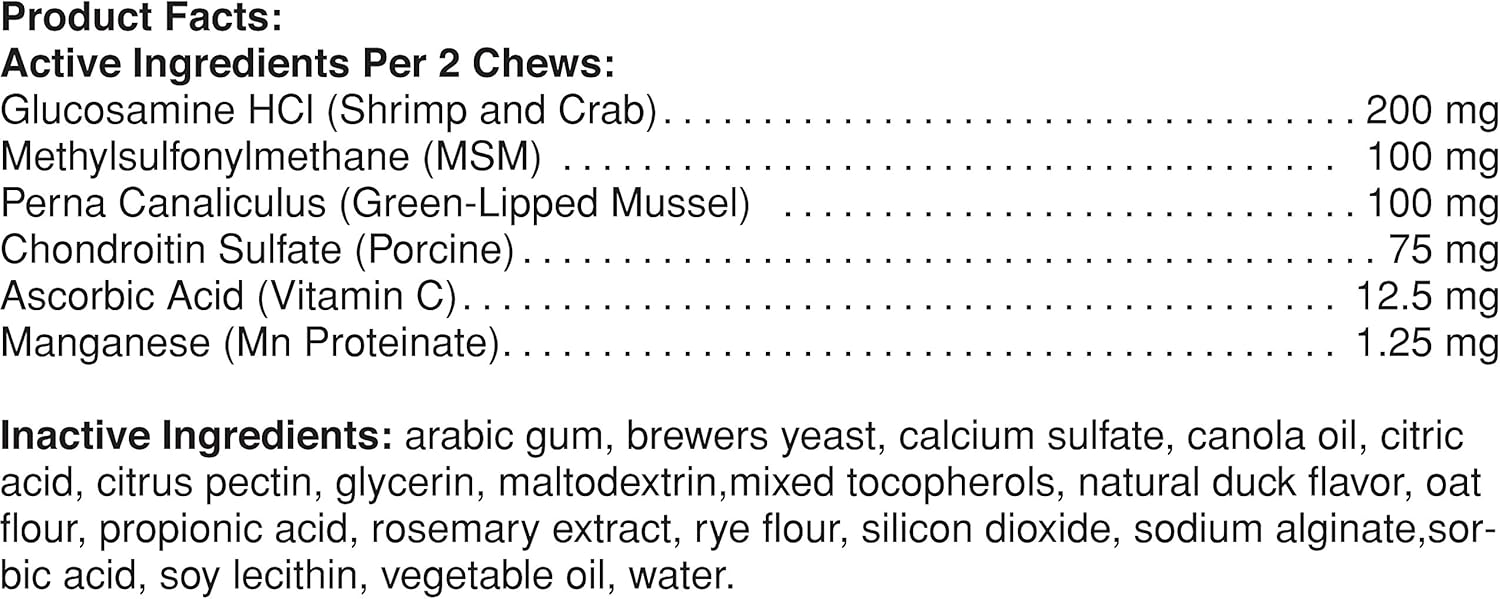 Pet Naturals of Vermont - Hip + Joint for Dogs and Cats, 160 Bite-Sized Chews : Pet Supplies