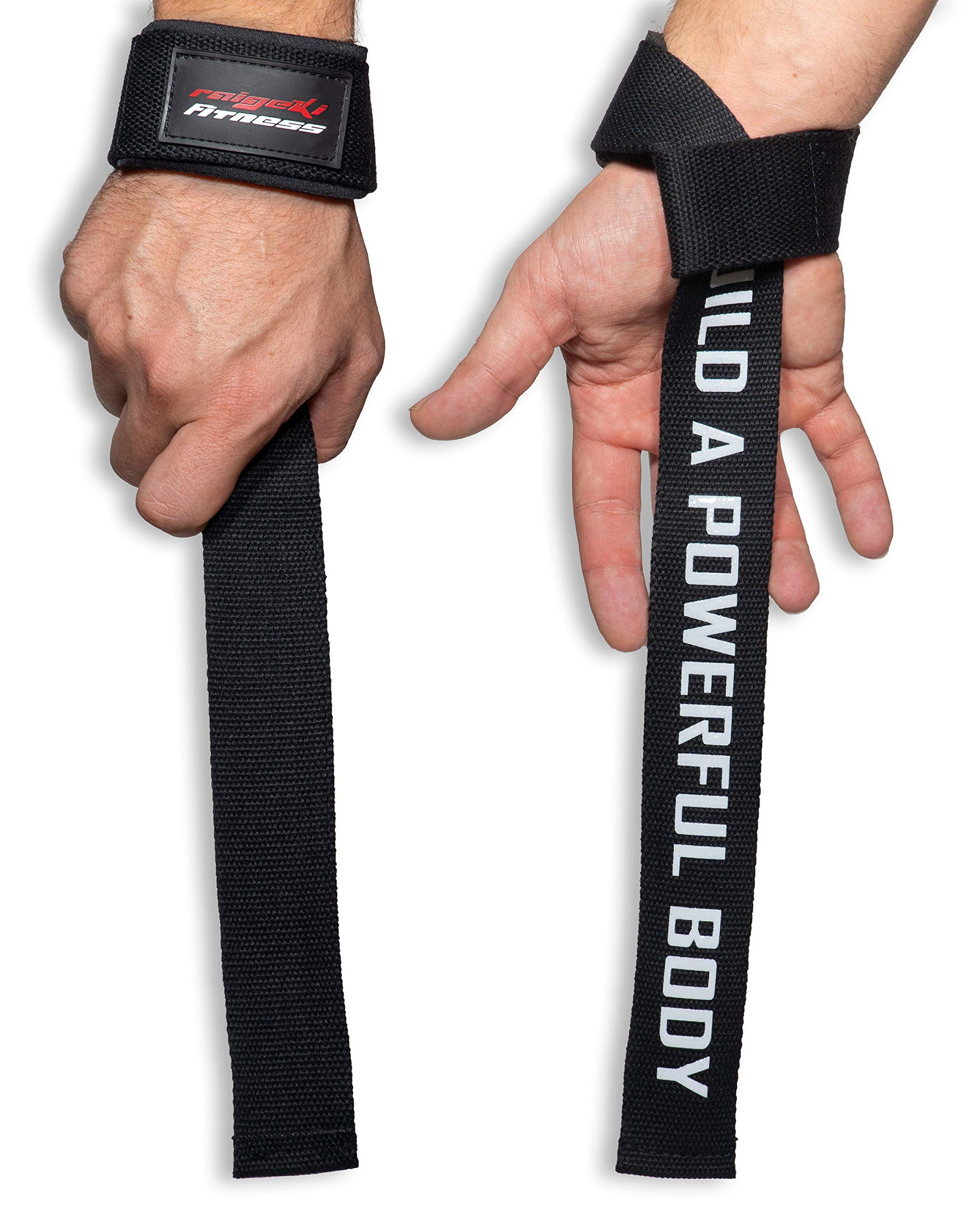 Build a Powerful Body Lifting Straps (Black)