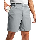 G Gradual Men's Golf Dress Shorts 5"/ 7"/ 9" Stretch Casual Work Flat Front Shorts for Men with 3 Pockets Quick Dry