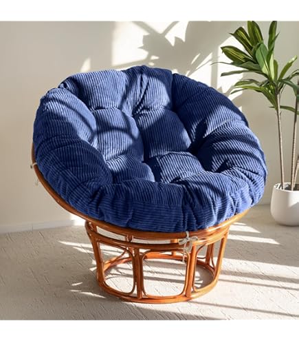 Amazon.com: Blazing Needles Solid Microsuede Papasan Chair Cushion