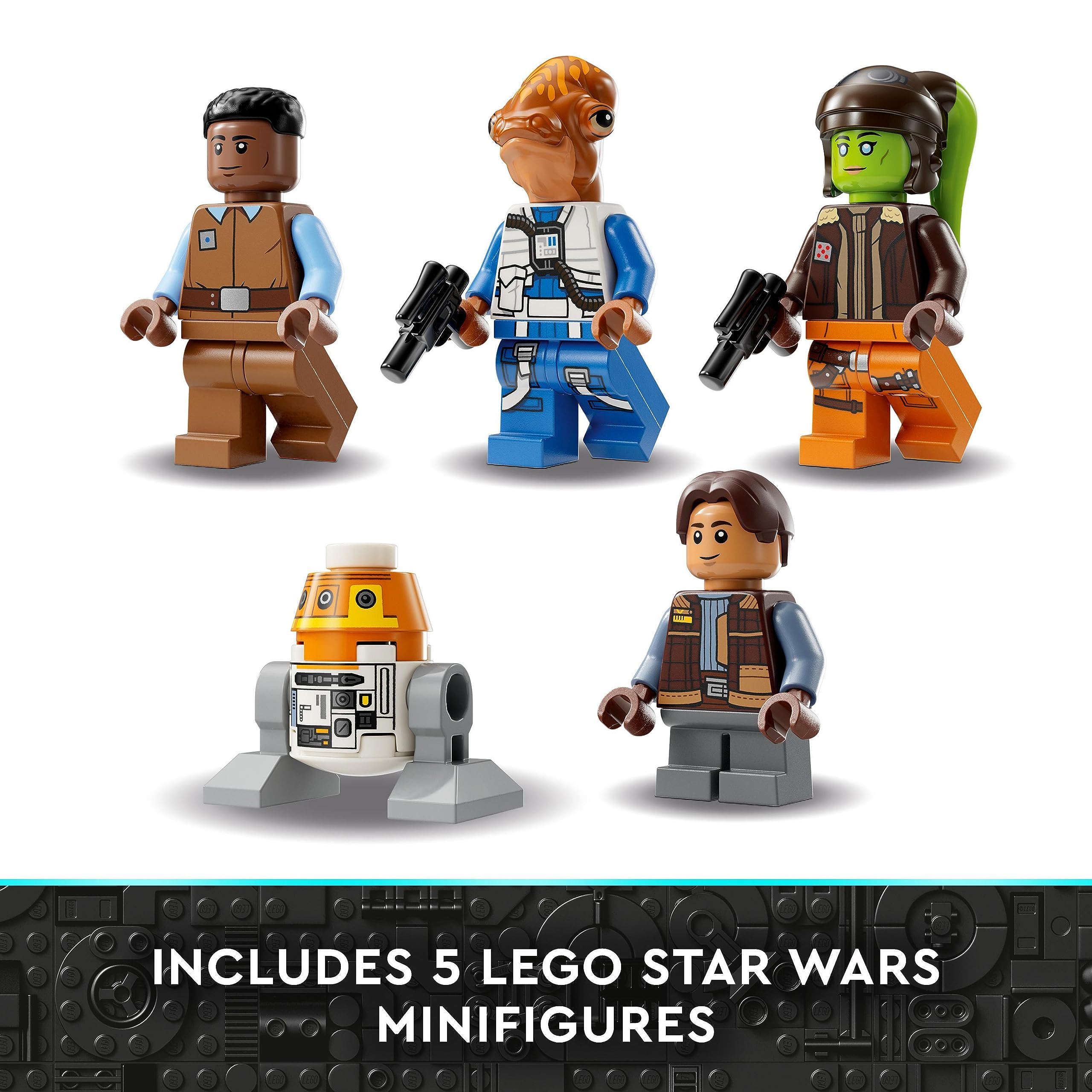 Mua LEGO 75357 Star Wars Ghost & Phantom II Set Featuring 2 Brick-Built ...