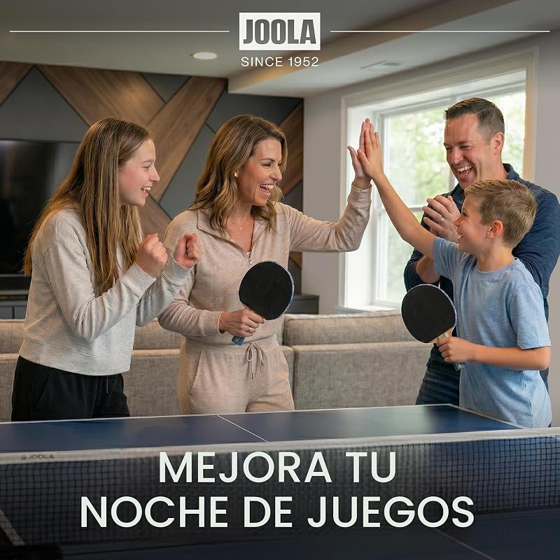 Mesa Interior de 15 Unidades, Interior – Mesa de Tenis de Mesa Profesional de MDF con Red de Ping Pong de Abrazadera rápida y Juego de Postes – Fácil Montaje en 10 Minutos – Mesa de Ping Pong