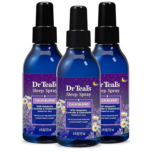 DR TEAL’S SLEEP SPRAY WITH MELATONIN & ESSENTIAL OIL BLEND, 6 FL OZ (PACK OF 3)
