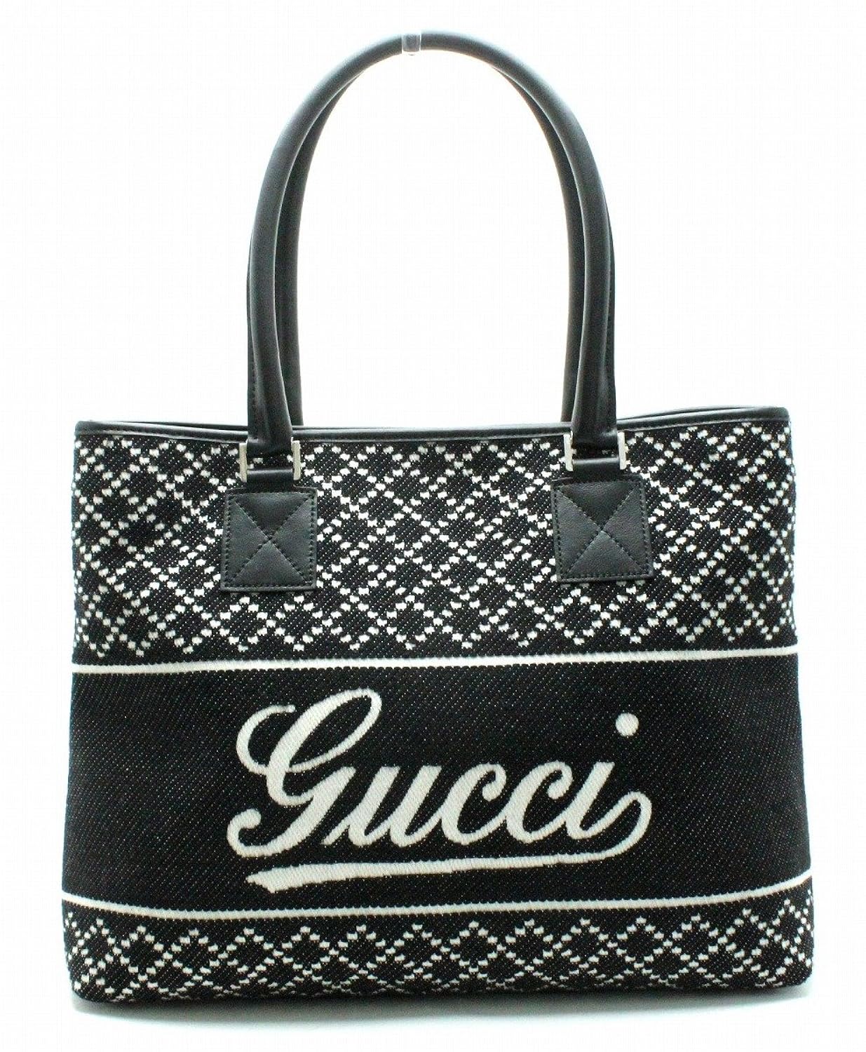 人気ブランドを グッチ Gucci ディアマンテ トートバッグ ショルダートート 肩掛け ウール レザー ブラック 黒 アウトレット 4991 B07c752bvf Vasleague Com