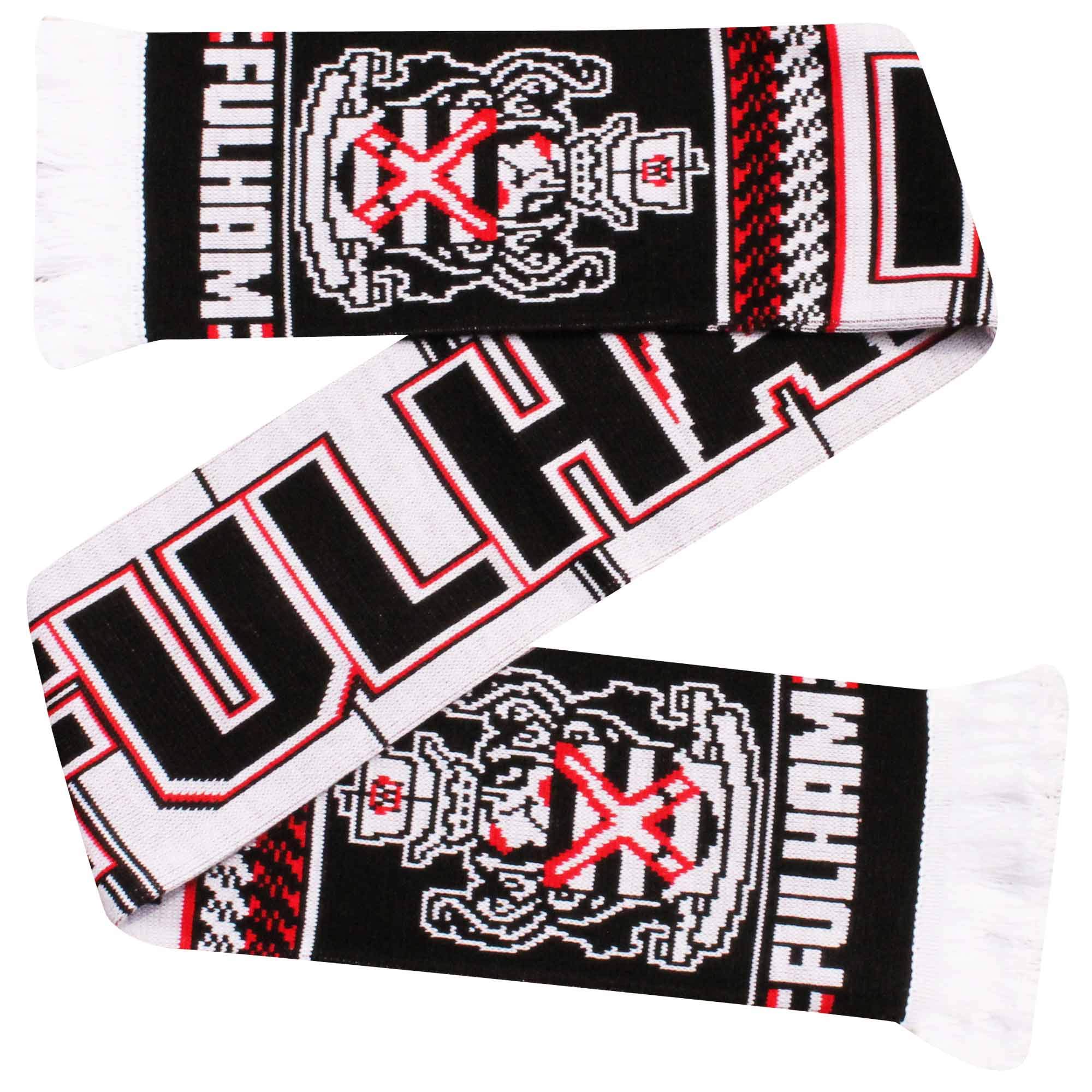 Fulham FC Retro Football Fans Scarf (100% Acrylic)