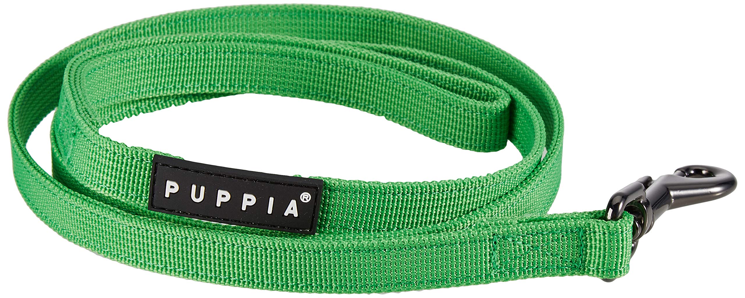 Puppia Nylon Lead Soft Dog Collar, Medium, Green