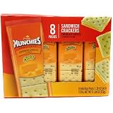 Frito Lay, Munchies, Cheddar Cheese Crackers, 11.4oz Box (Pack of 4)