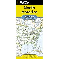 National Geographic United States Map (folded with flags and facts