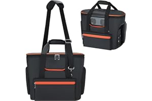 UNDOMIP Carrying Bag Compatible with ECOFLOW DELTA 2, Power Station Carrying Bag Compatible with Delta 2, Portable Power Station Carrier Compatible with Eco Flow Delta 2 with Shoulder Strap & Handle