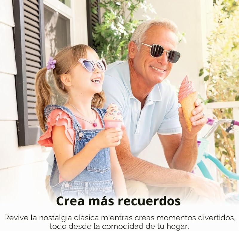 Máquina de gelados CREAMi Swirl 13-em-1 Soft Serve, Sorvete, Smoothie, Iogurte Congelado, Programa de Baixas Calorias e Mais, 13-em-1, Soft Handle e (2) pints CREAMi Swirl de 16 onças, para