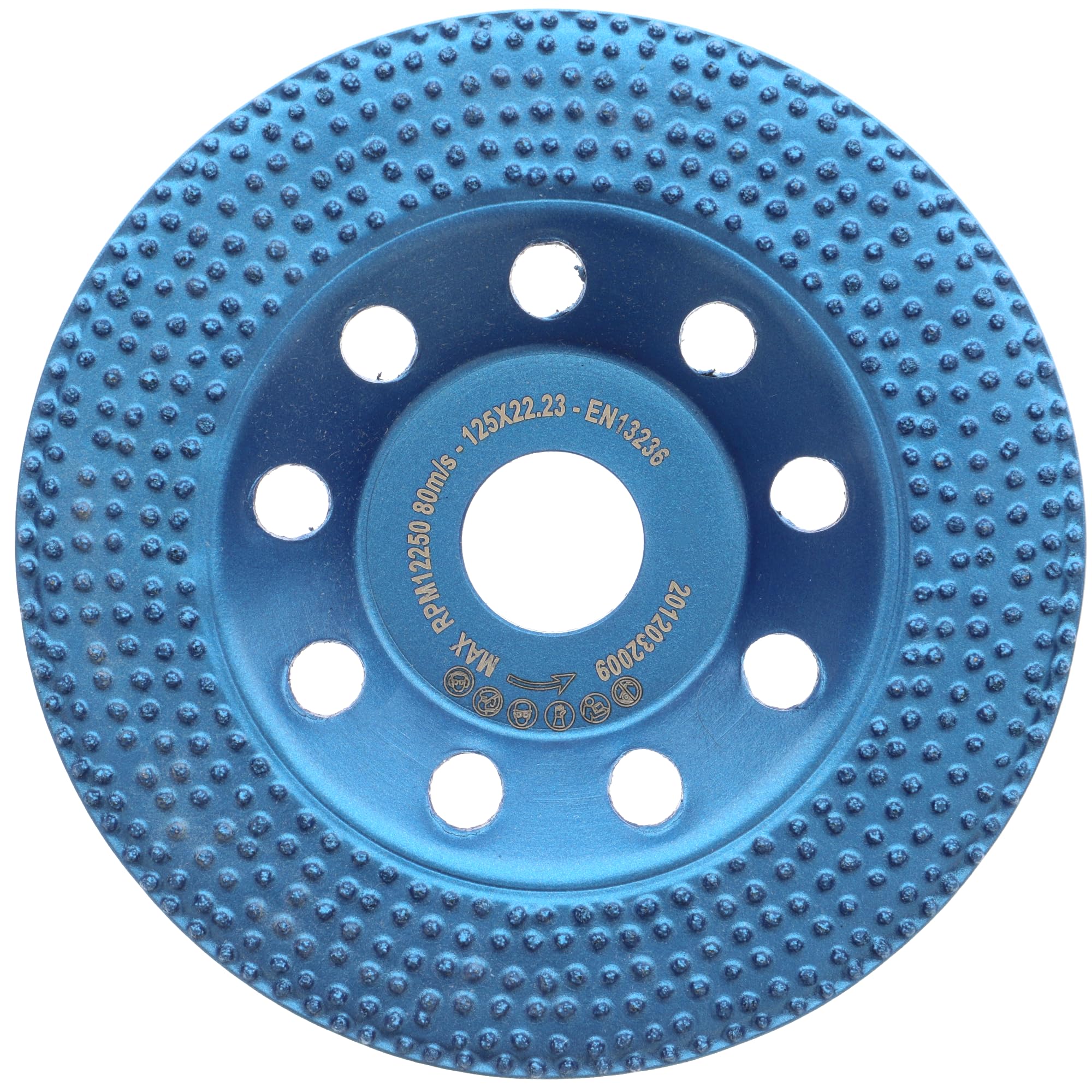 PRODIAMANT diamond cup wheel ø 5 inch (125mm) for wood and paint Vacuum diamond ST894 removes coating, paint, varnish, mortar & concrete
