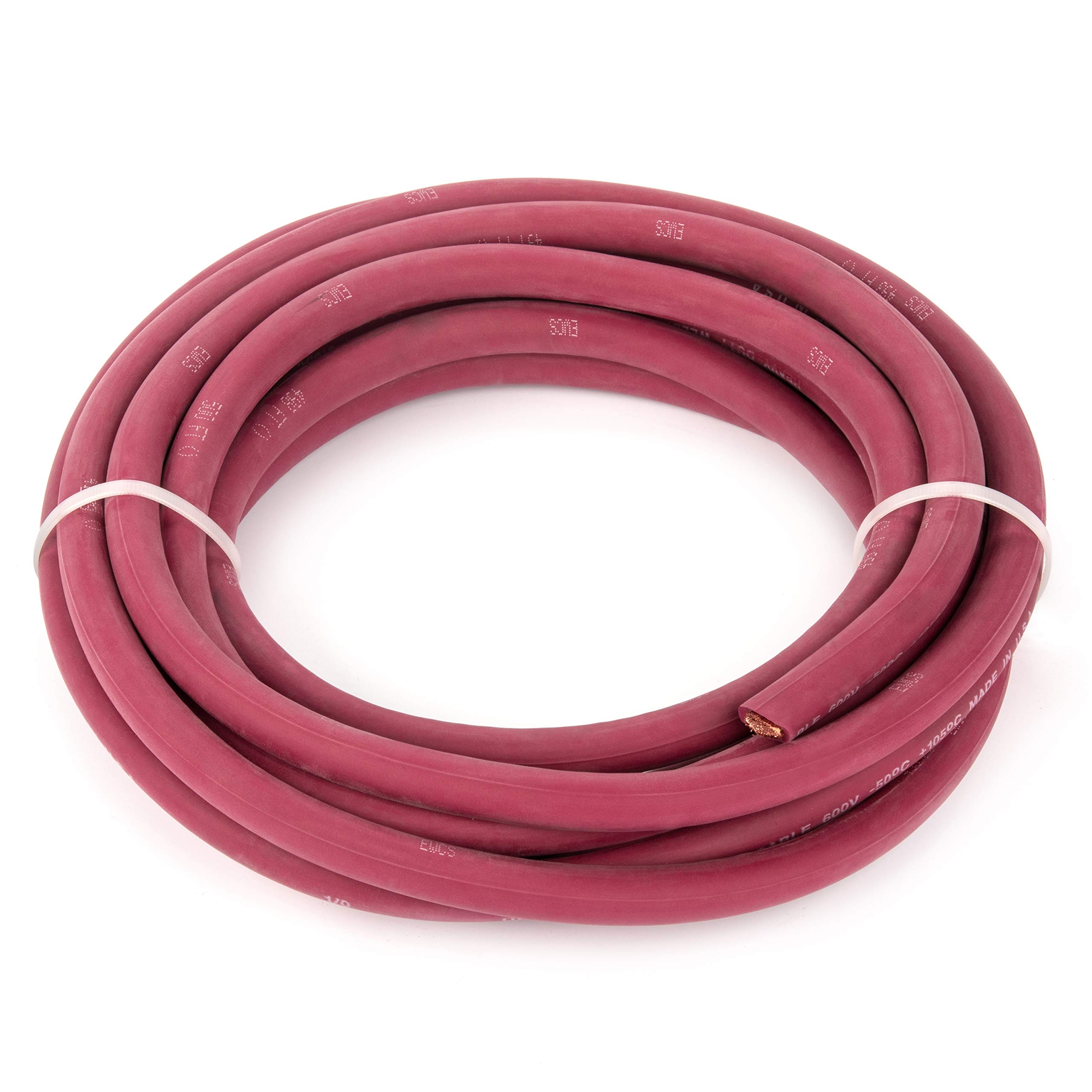 WindyNation 1-0 Gauge 5 Ft. Red Welding Cable 1-0G-5R - The Home Depot - View #8
