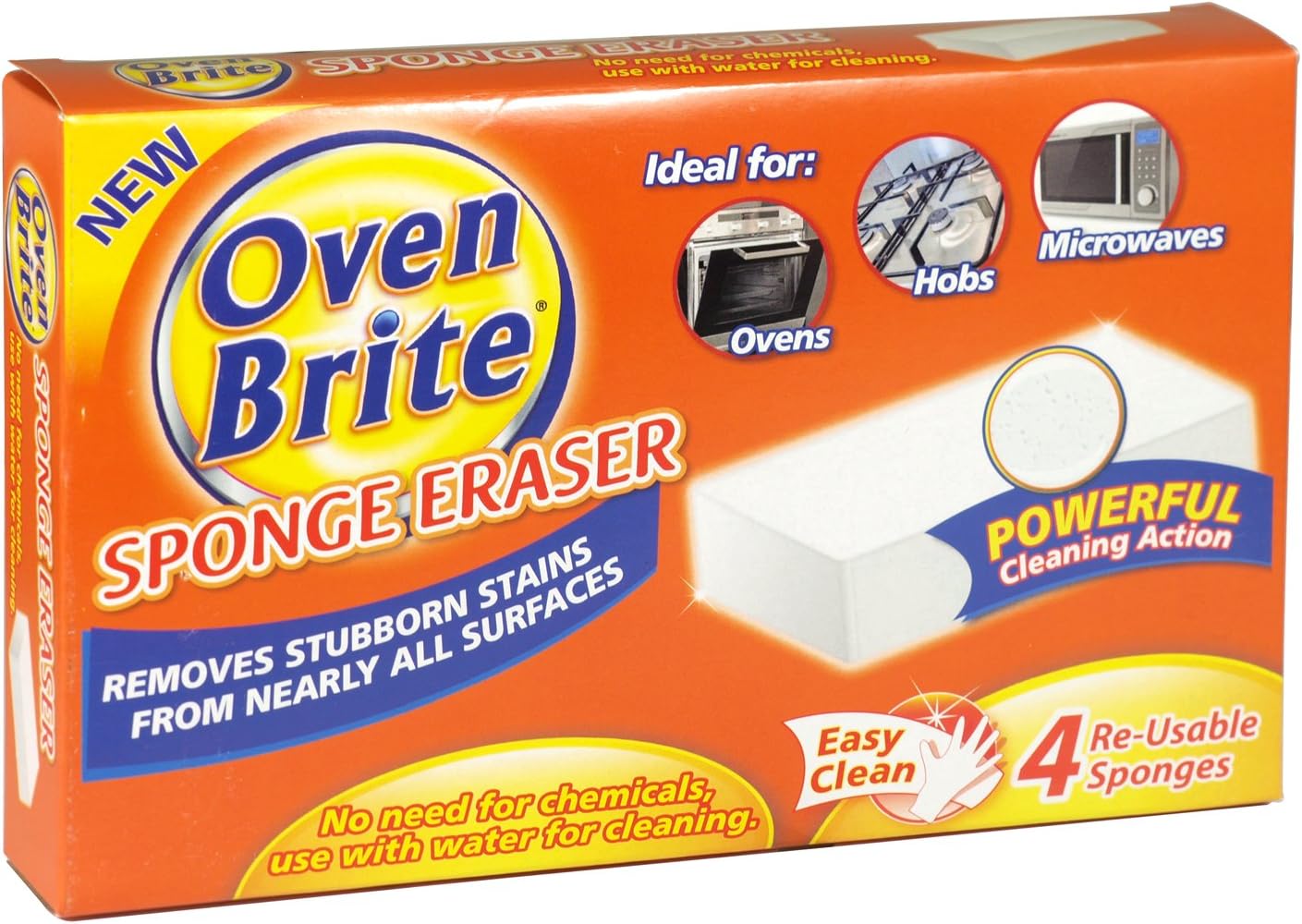 3 x Oven Brite Sponge Eraser 4 Pack
