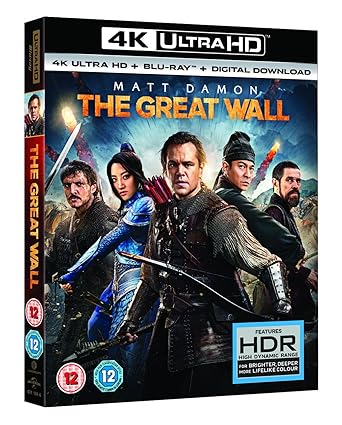 Amazon Com The Great Wall Digital Download 4k Uhd 17 Blu Ray Matt Damon Willem Dafoe Pedro Pascal Movies Tv