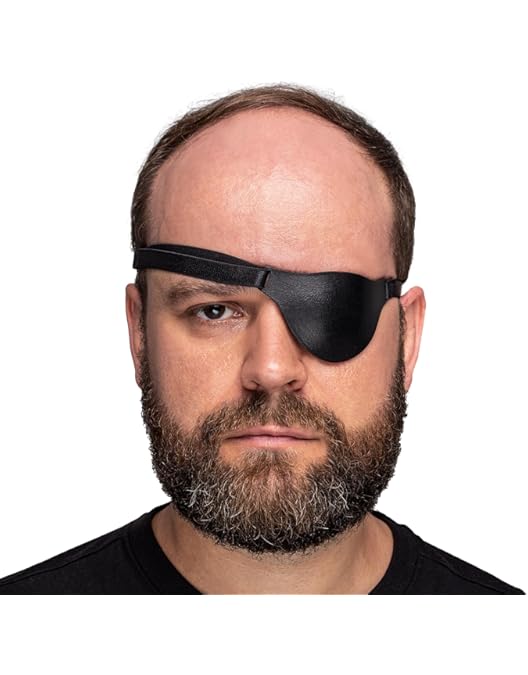 Amazon.com: Eye Patch, Black, Concave, Air Vents, Adult Size