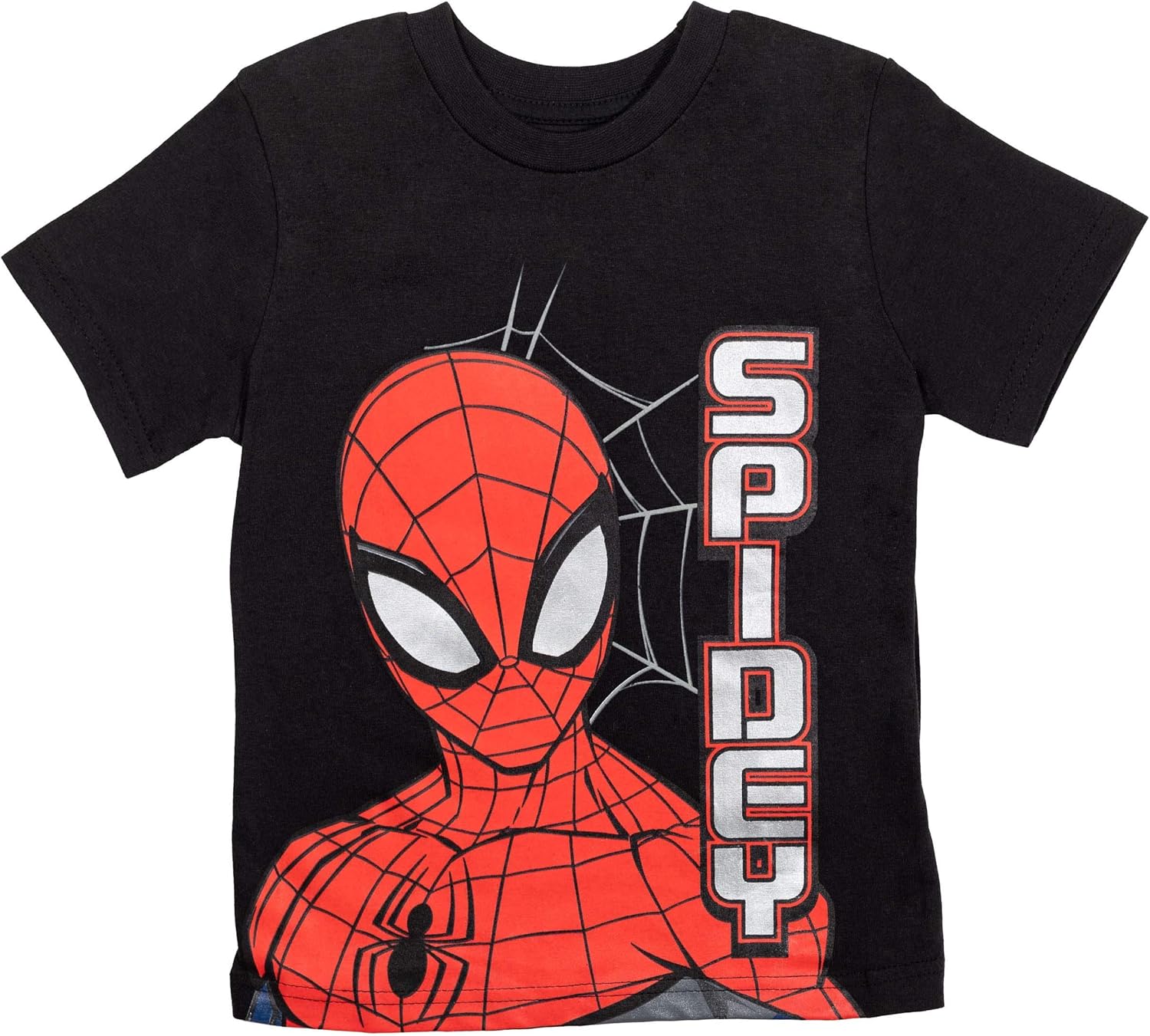Marvel Spiderman Boys 4 Pack T-Shirts: Clothing