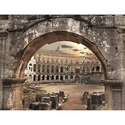 Carta Da Parati Moderna Colosseo Roma 308 X 220 Cm Fotomurale Tessuto Non Tessuto Soggiorno 100 Made In Germany 9130010b
