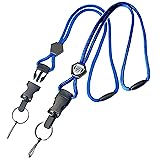 Bulk 20 Pack - Heavy Duty Breakaway Lanyards for ID