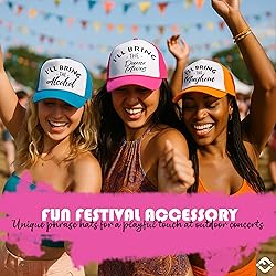 Funky Junque Funny Trucker Hats for Women - Foam