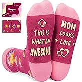 HAPPYPOP Mothers Day Gifts Socks - Gifts for Mom Aunt, Mother Auntie Socks