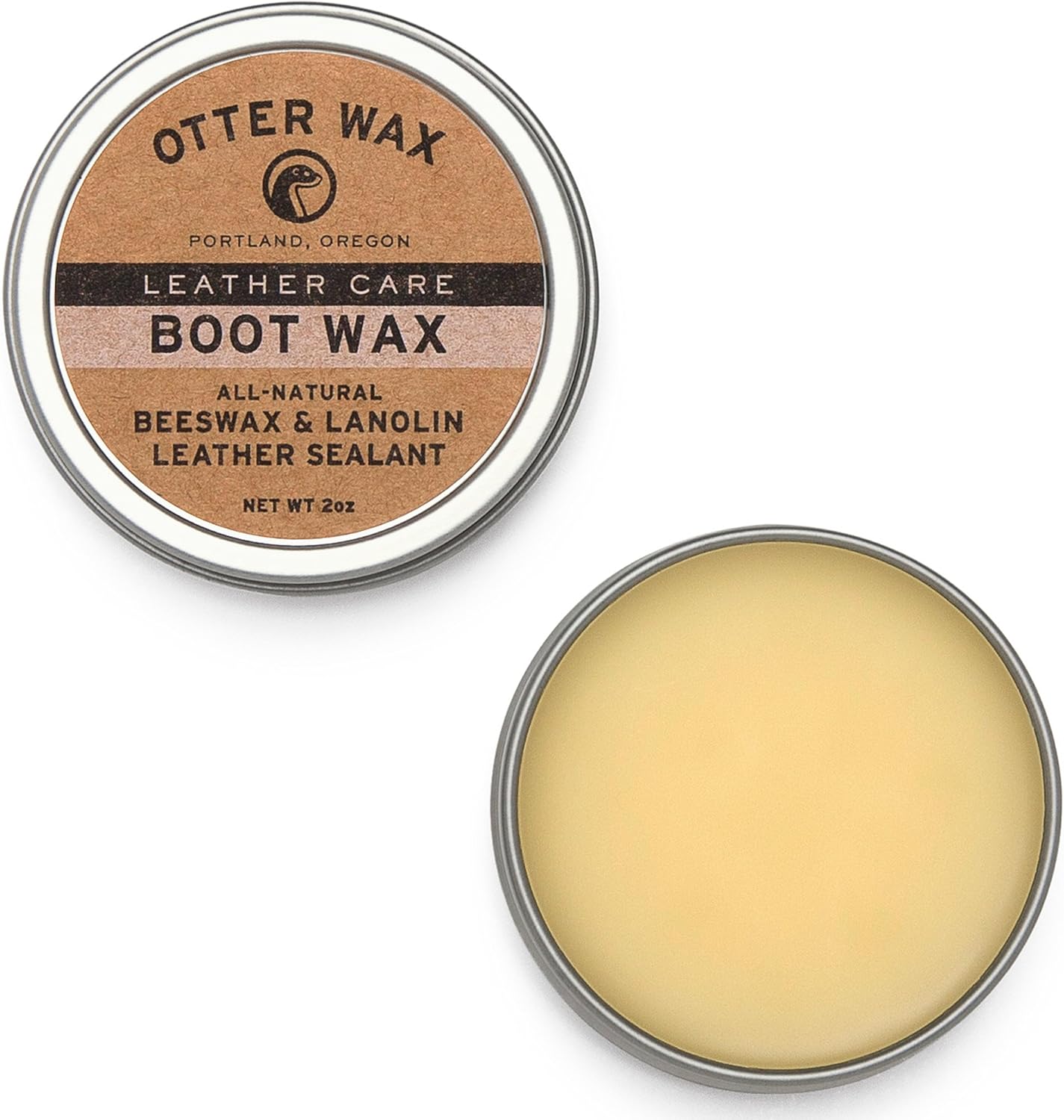 Otter Wax Boot Wax | 2oz | All-Natural Leather Waterproofer | Made in USA: Sports & Outdoors