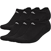 adidas womens Athletic Cushioned 6-pack No Show, Socks - No Show Socks for Secure Fit, Cushioned Comfort, Low Profile