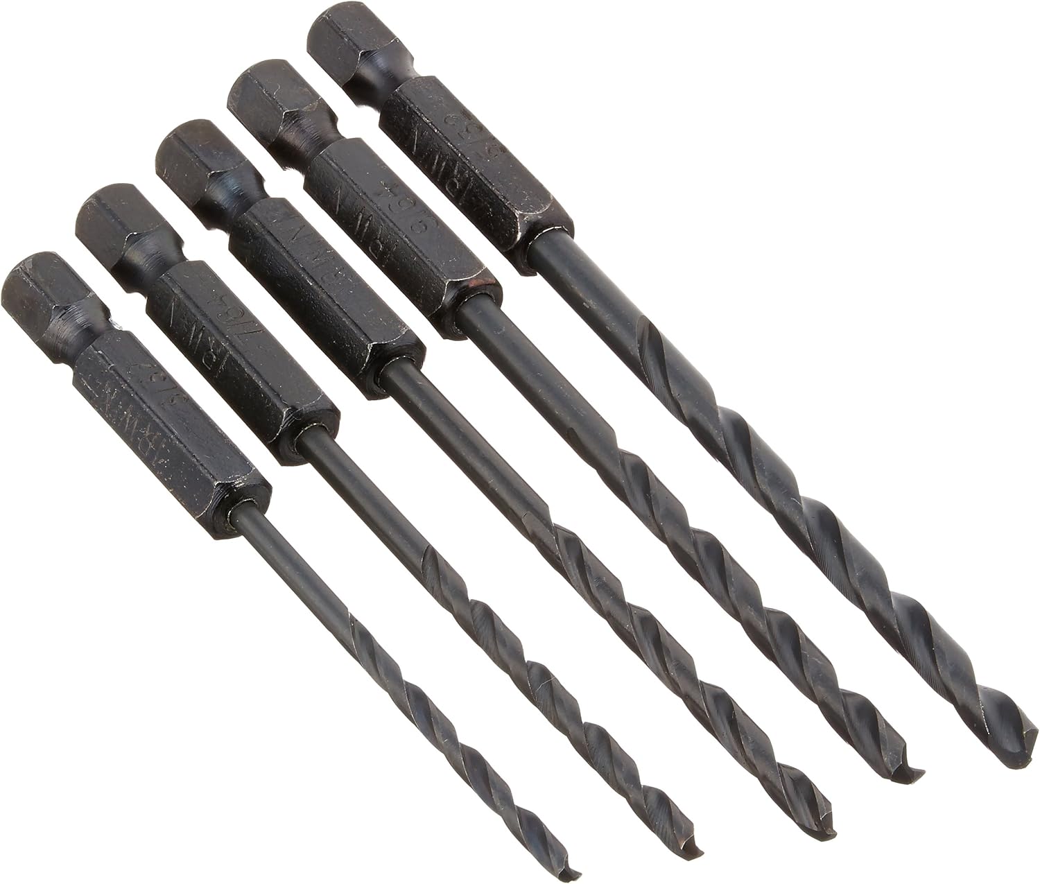 Irwin Tools 4935642 Black Oxide Hex Shank Drill Bit, 1/16-Inch
