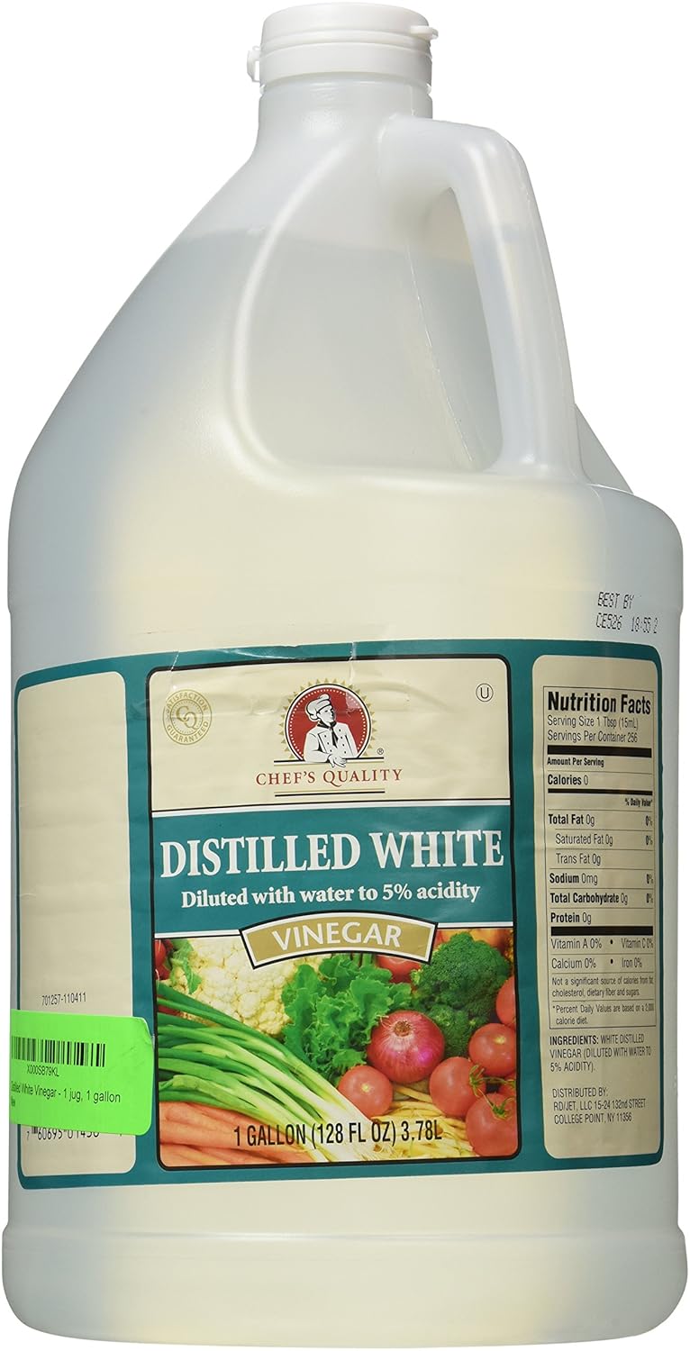 Distilled White Vinegar 1 jug, 1 gallon Industrial