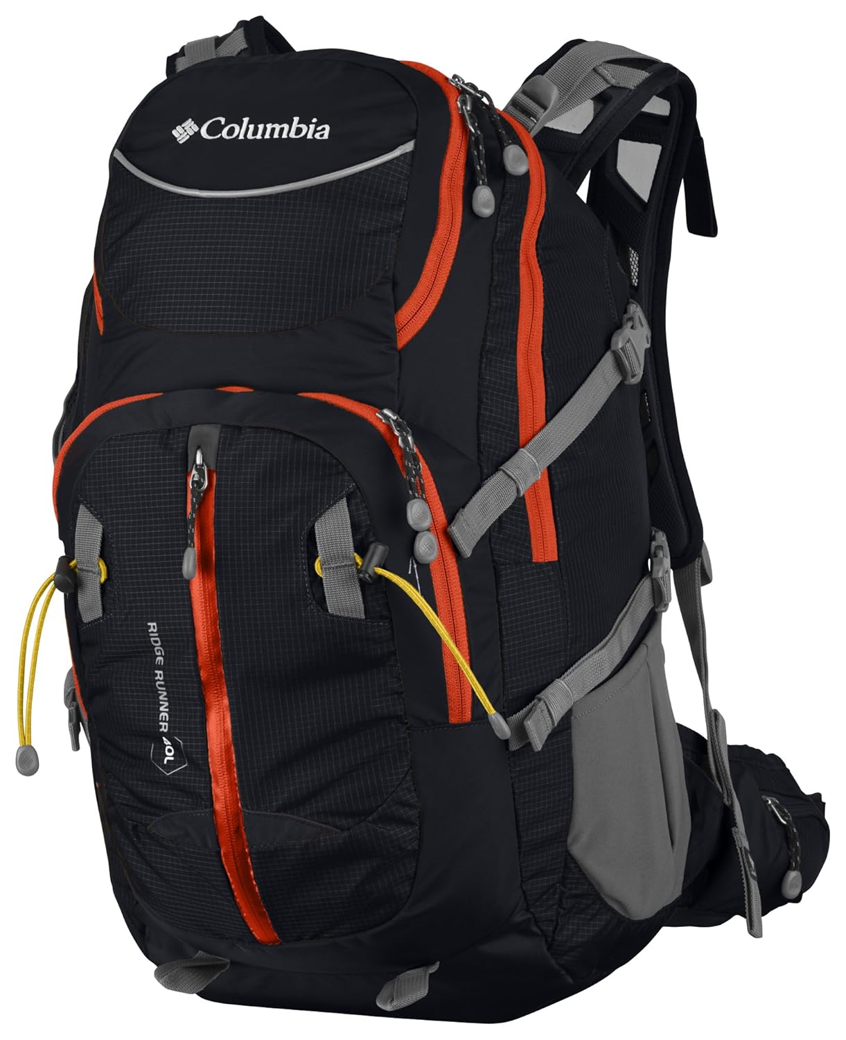 Columbia Ridge Runner 40L Backpack (Black) Hiking