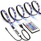 AMIR TV LED Light Strip, 30 LED TV Backlight Strip, USB Bias Monitor Lighting, Changing Color Strip Kit , Accent Light Set , Waterproof Bias Lighting For TV Desktop PC (Wireless remote controller)