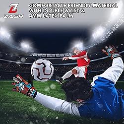 ZASH Soccer Goalie Gloves for Kids, Youth & Adult