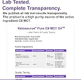 Ketosource Pure C8 MCT Oil 99%+ Purity 100ml Keto Fasting Vegan Safe view 4
