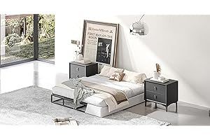 JWIFSEF Box-Spring-for-Queen-Bed,Queen Box Spring 5 inch,Easy Assembly, Metal Sturdy Heavy Duty,with Fabric Cover,Mattress Foundation,No Squeaky,3500lbs Max Weight Capacity