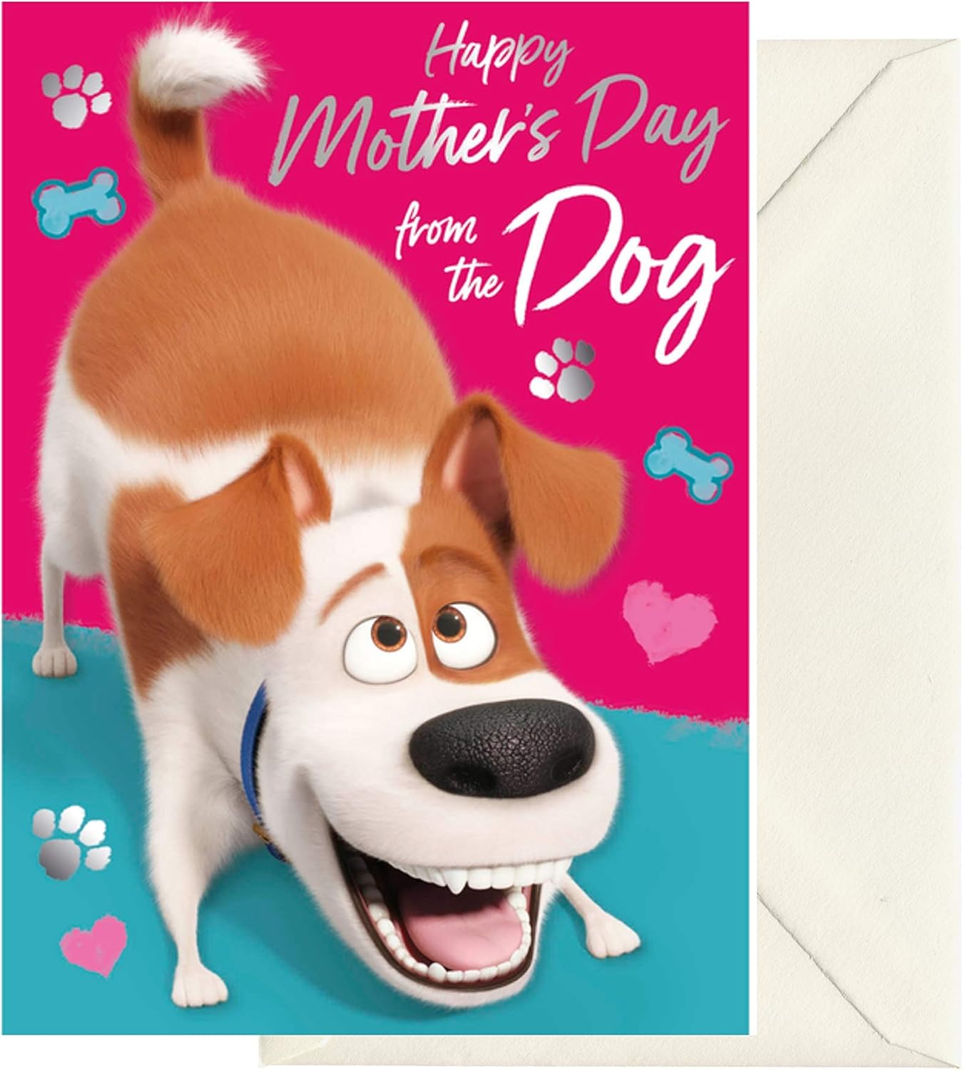 Danilo Promotions Official The Secret Life of Pets 'from The Dog' Mother's Day Card, Multi, 210 x 290 mm