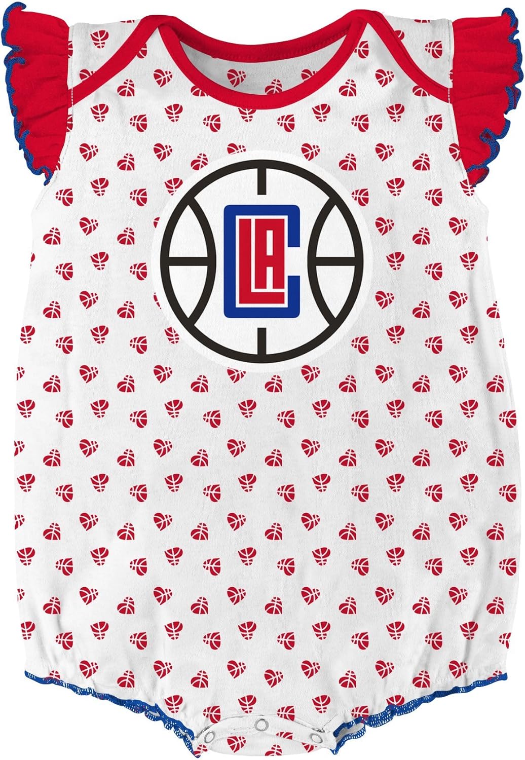 NBA Newborn NBA Newborn & Infant Heart Fan 2 Piece Onesie