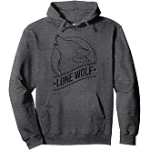 The Lone Wolf Full Moon Pullover Hoodie