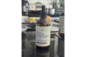 Lwil Maskreti Ayisyen – Huile de Ricin Noire D'Haiti – Haitian Black Castor Oil – Pure, sans additifs ni conservateurs – 118 