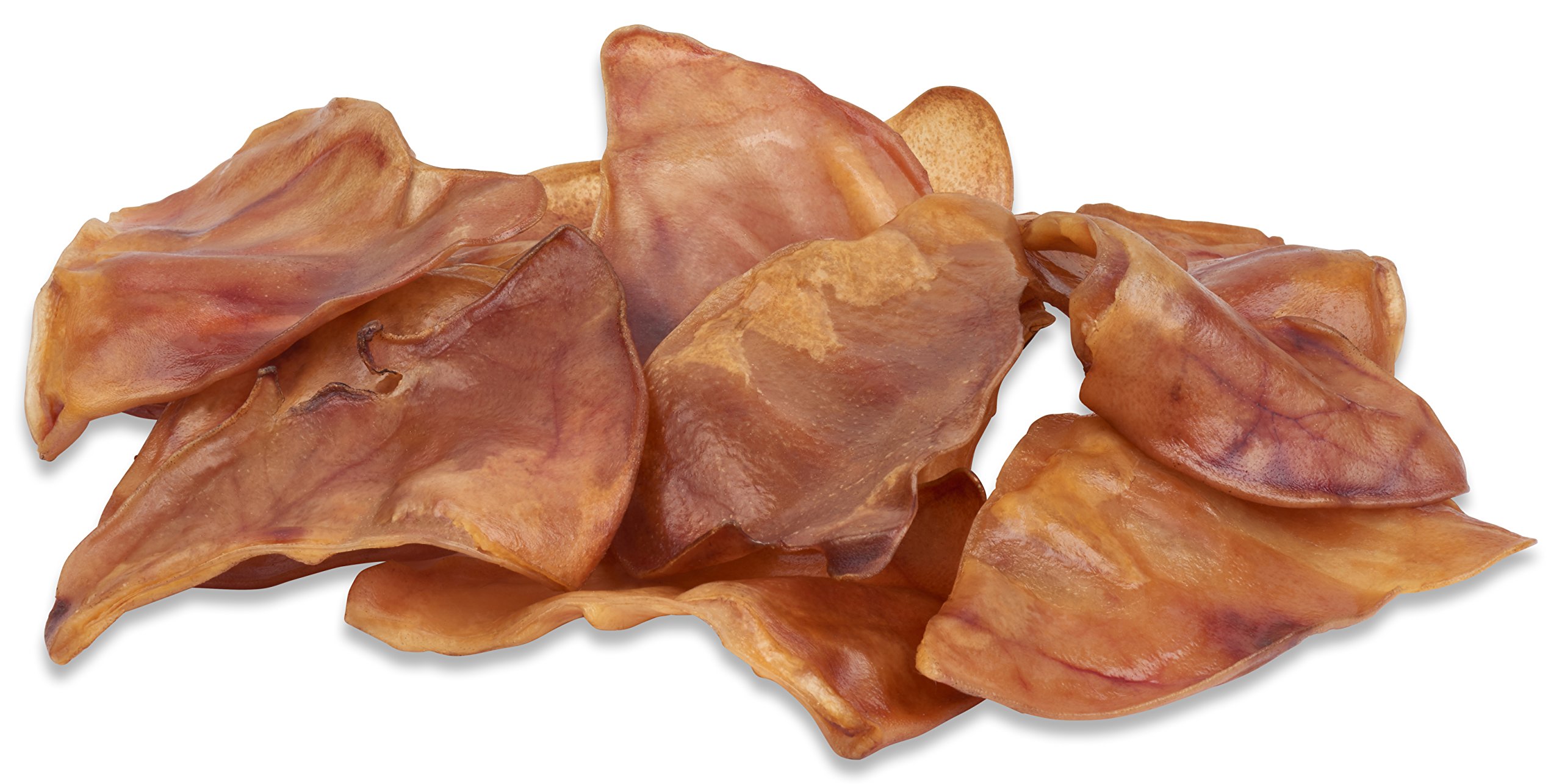100 Natural Whole Pig Ear Dog Treat, Brutus & Barnaby's Healthy, Pure