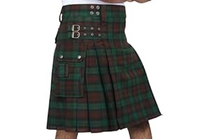 DSS KILTS- Men's Heavy Tartan Utility Kilt-Kilt for Men