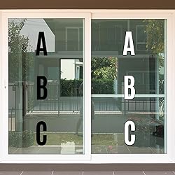 18 Sheets Self Adhesive Vinyl Letters Numbers