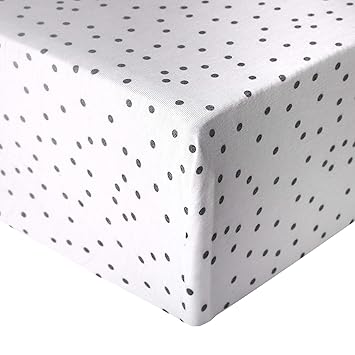 copper pearl fitted crib sheet