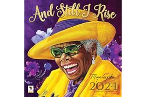 African American Expressions 2024 Wall Calendars - Monthly Calendars Celebrating Black Culture & History - 12x12 Hanging Calendar - 16 Months - Still I Rise: Maya Angelou Calendar