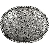 Western Floral Eagle Dogs Birds Star Replacement Belt Buckle Fits 1-1/2"(38mm) Belt Strap-Multi-Style Options