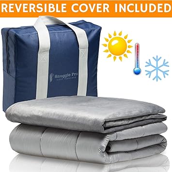 Snuggle Pro Manta Pesada para Adultos y Adolescentes, Incluye Funda ...
