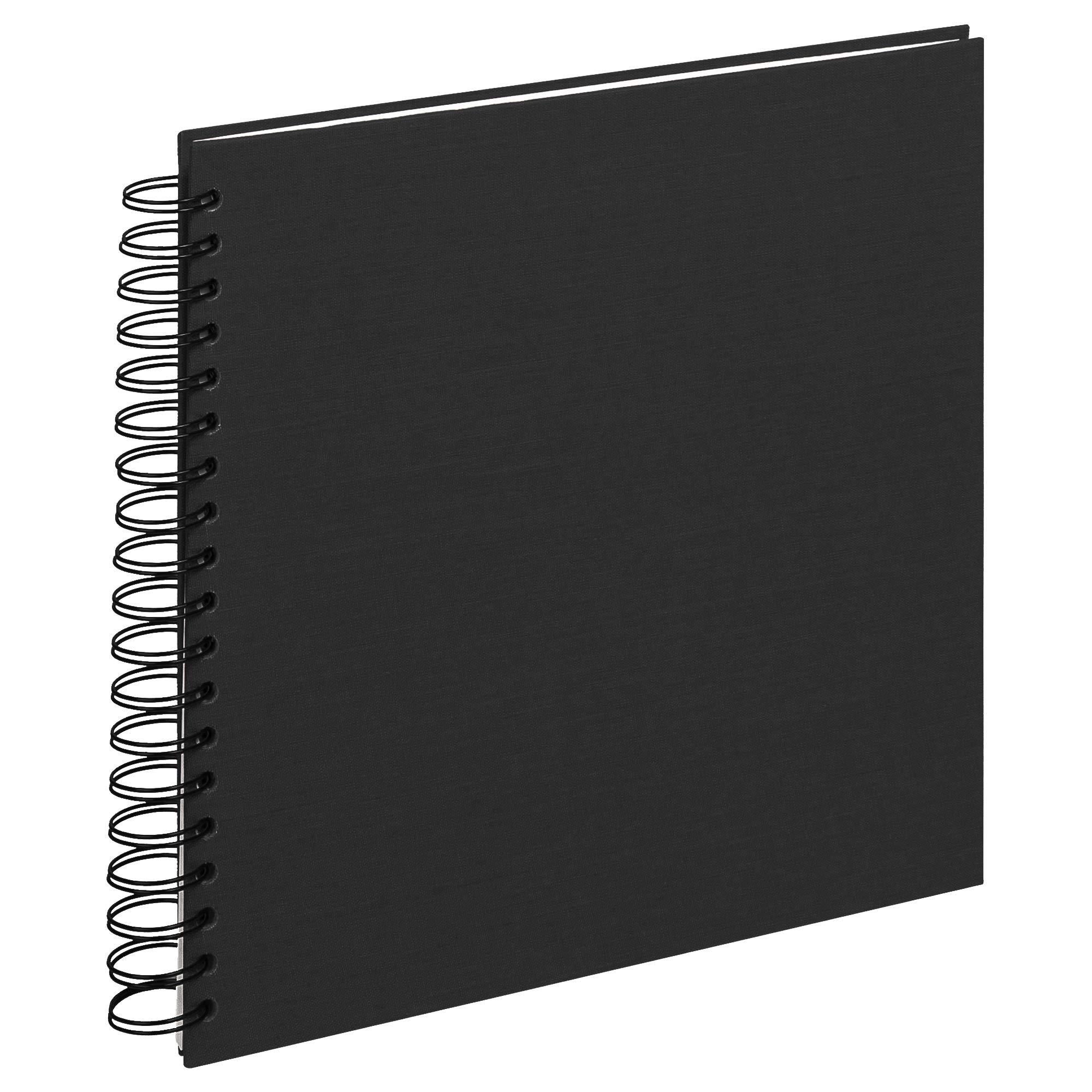 walther Design Photo Album Black 26 x 26 cm Linen, 6SL2626C20B
