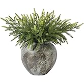 KoiE Choé 30 PCS Artificial Christmas Norfolk Pine Stems Branches, Real Touch Natural Droopy Faux Pine Picks 13 Inch Soft Fake Christmas Picks for Crafts Vase Garland Wreath Table Holiday Home Decor